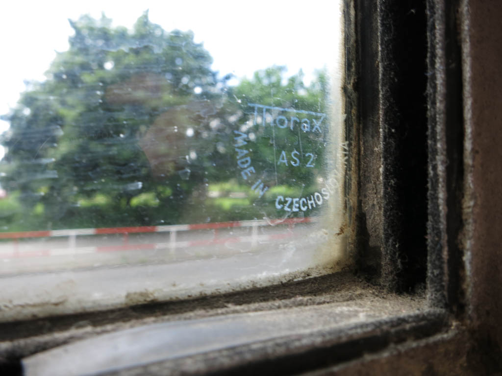 Prague tram window