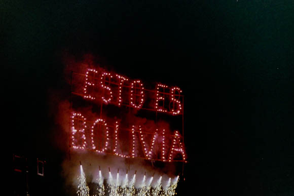 Bolivia fireworks