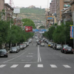 A main street in Yerevan